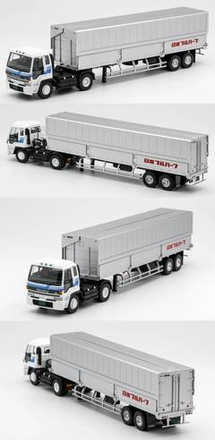 精致工艺再现 TLV五十铃810EX欧翼厢式拖车模型展示